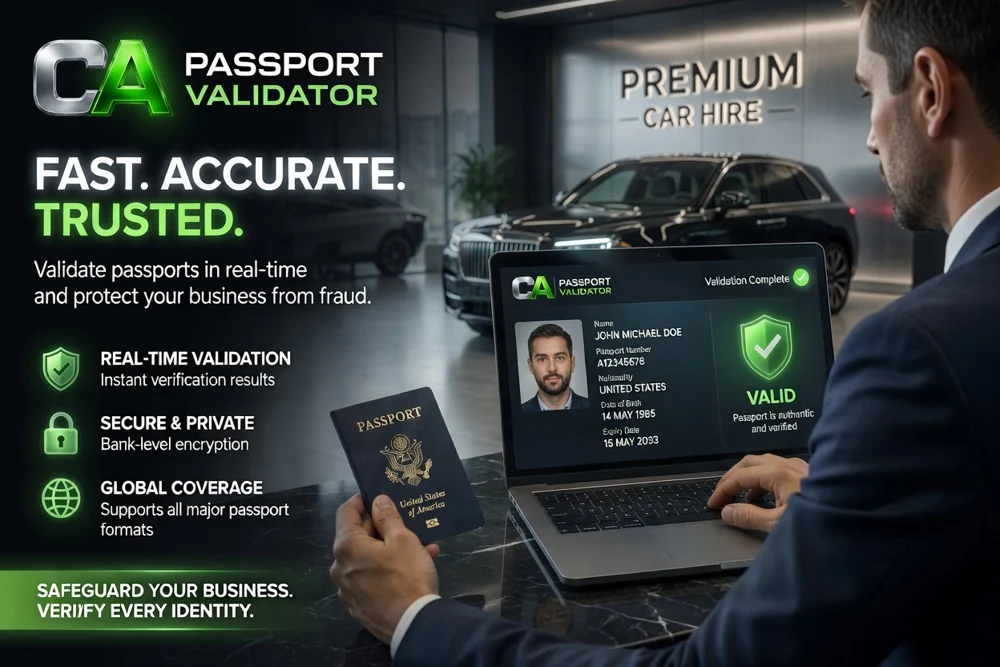 Passport Validator artwork from the CAXESS portfolio